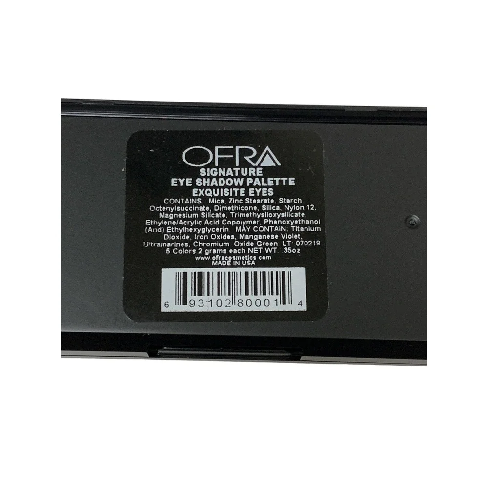 OFRA Lot of 2 Signature Eye Shawdow Palette Exquisite Eyes